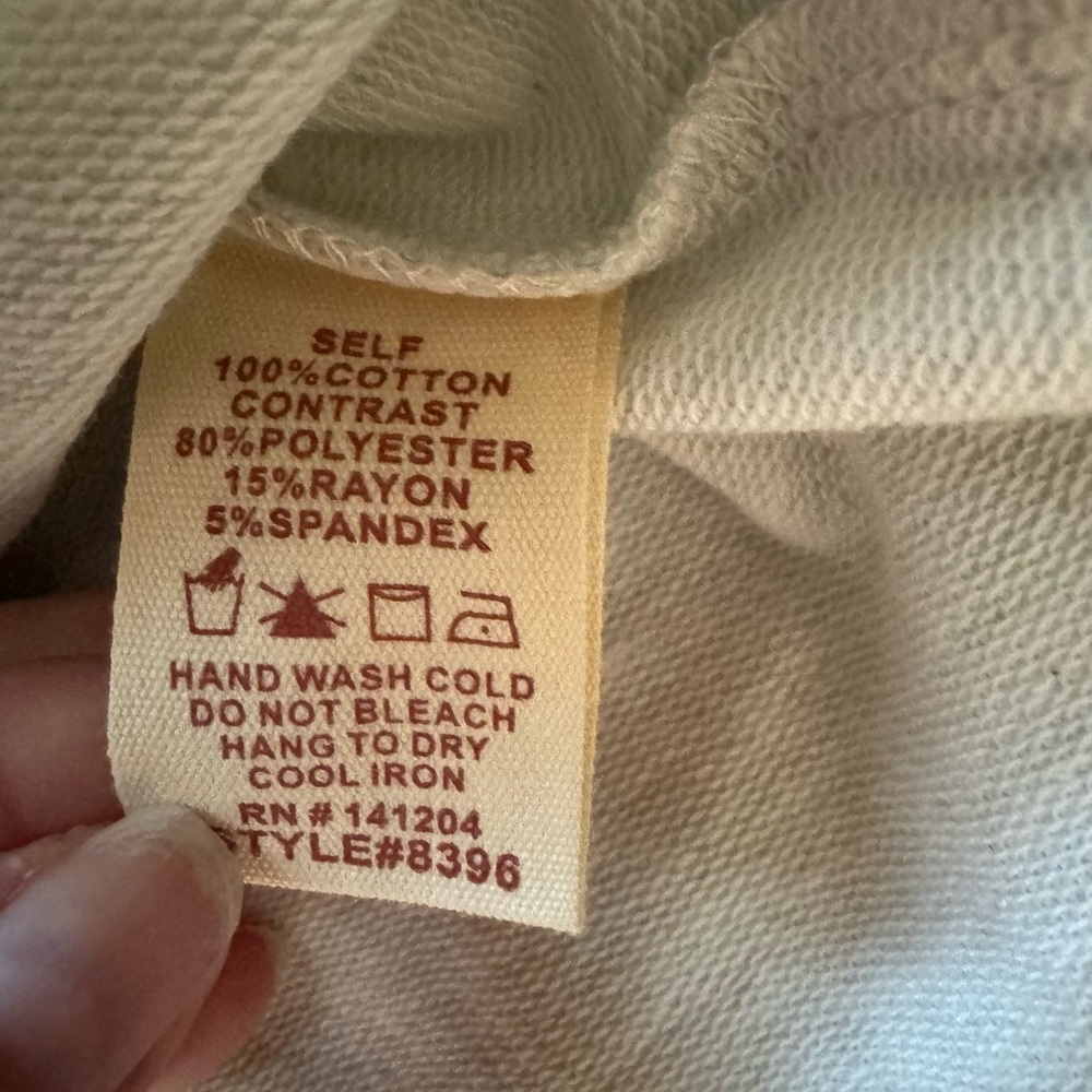 Hem & Thread(Anthropologie) Gray and Green Long Sleeve Tee - Picture 5 of 6